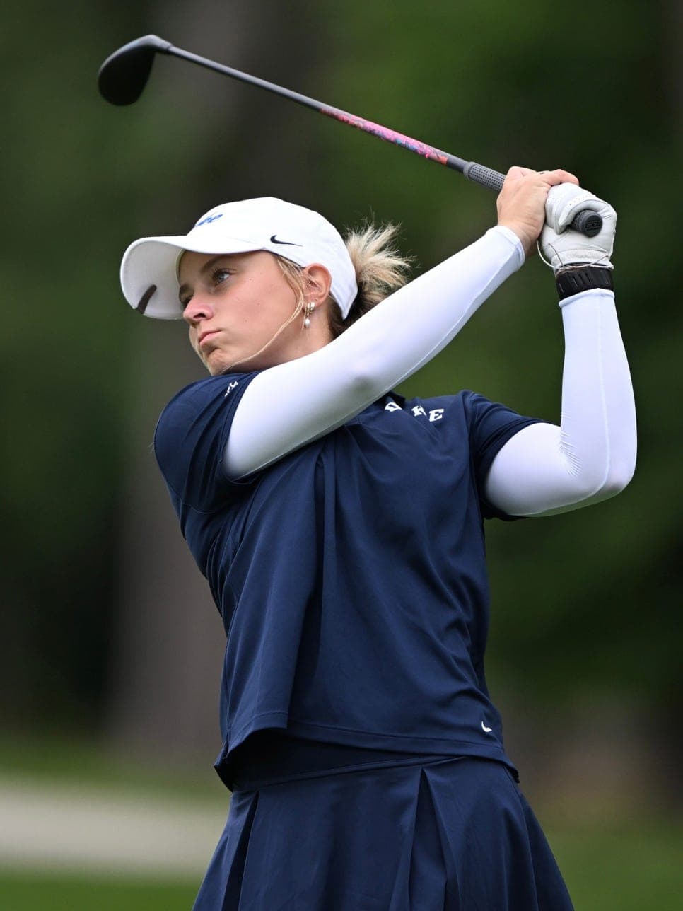 Mia Hammond in action. Photo: Duke Women’s Golf (@dukewgolf), via Dumina’s official blog.
